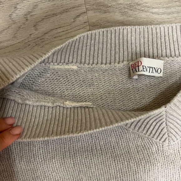 Sweater Wool Red Valentino Original S Light Grey - Picture 5 of 9